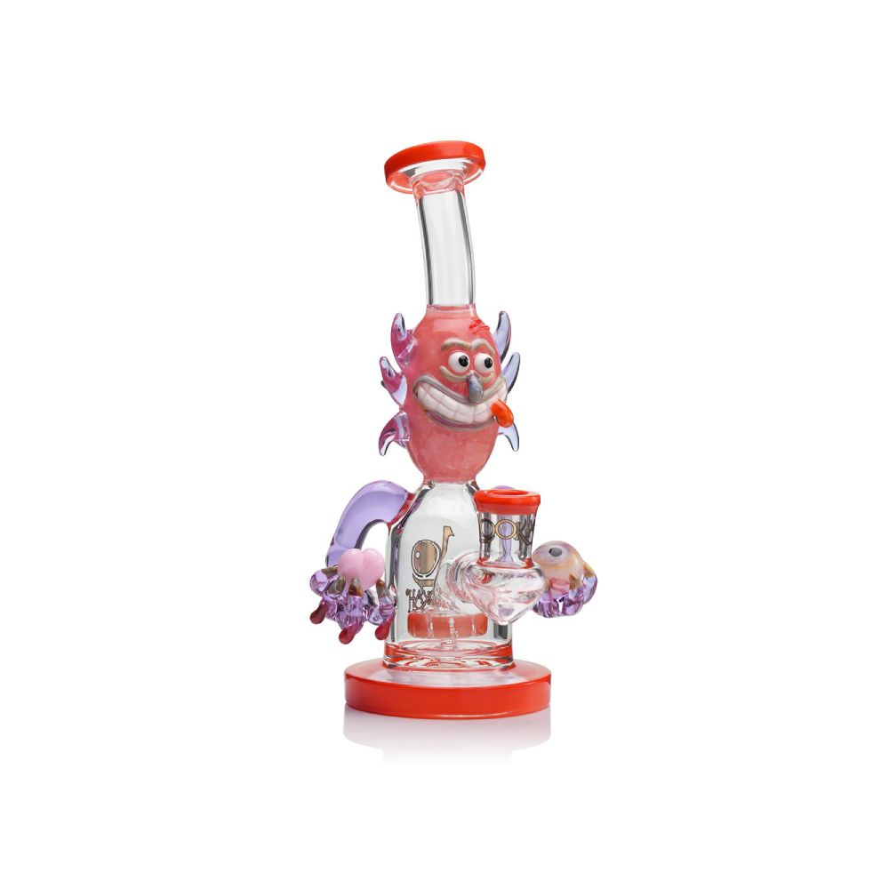 Lookah 12” Cool Percolator Alien Bong Orange