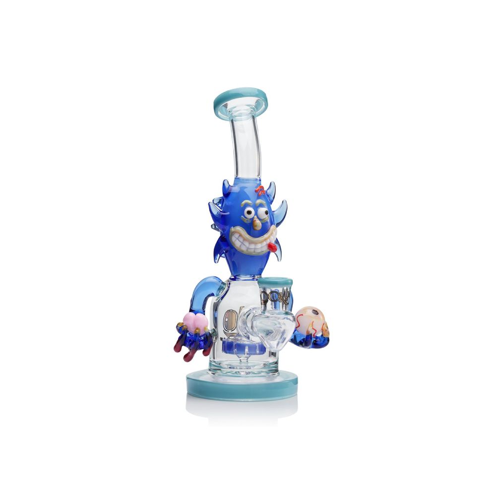 Lookah 12” Cool Percolator Alien Bong Water Blue