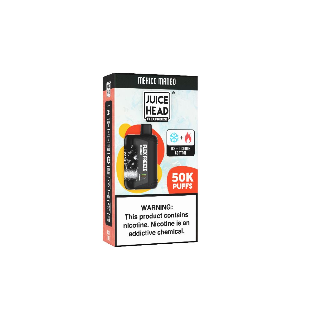 Juice Head Flex Freeze 50K Disposable mexico mango packaging