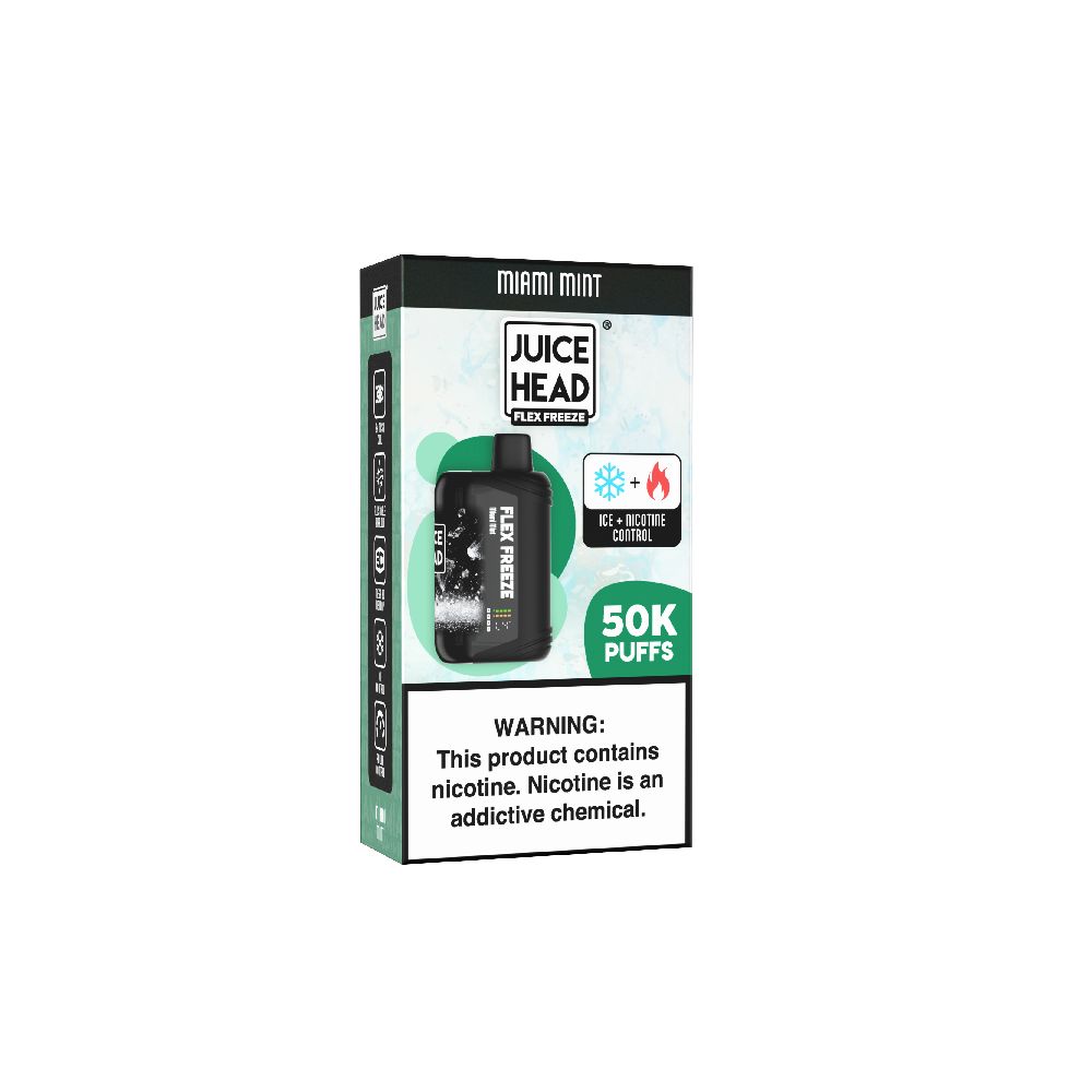 Juice Head Flex Freeze 50K Disposable mia mint packaging