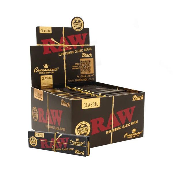 Raw Rolling Papers (DSPLY 24pc) with packaging