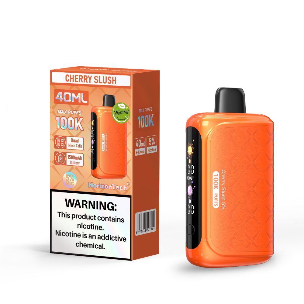 Horizon 100K Disposable Cherry Slush with pakaging