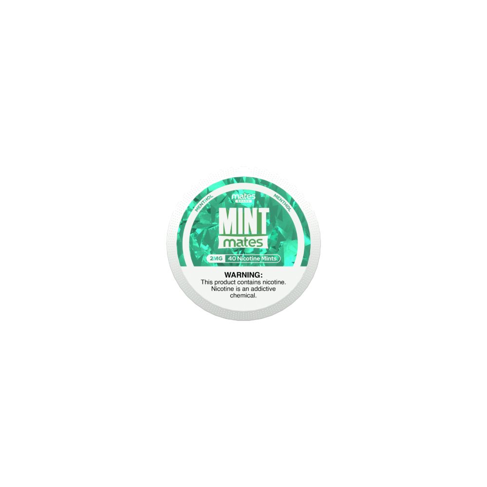 MintMates (DSPLY 5pc)(Nic Mints)(40ct Can)(SAS) Menthol 4mg
