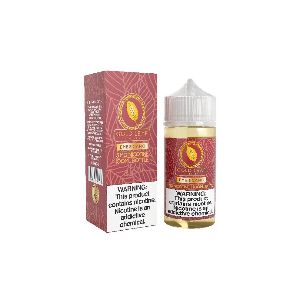 Gold Leaf - Emericano - 100mL with packaging
