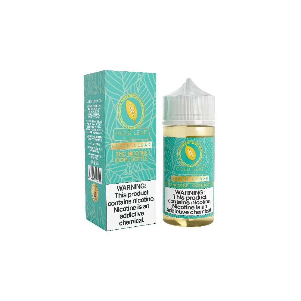 Gold Leaf - Green Cedar - 100mL with packaging