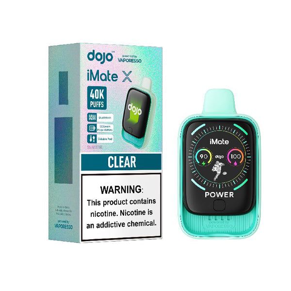 iMate X 40K Disposable clear with packaging
