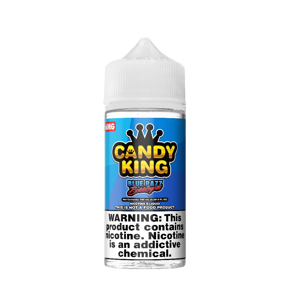 Candy King- Blue Razz Bubblegum - 100mL 6mg bottle