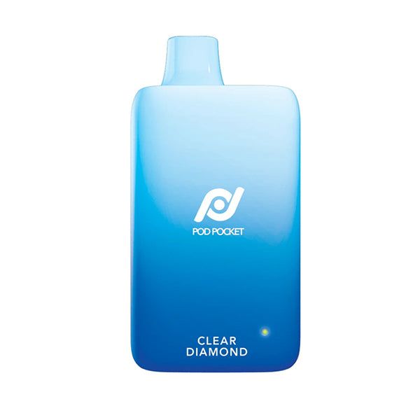 Pod Juice Pod Pocket Disposable 7500 Puffs 10mL 50mg Clear Diamond
