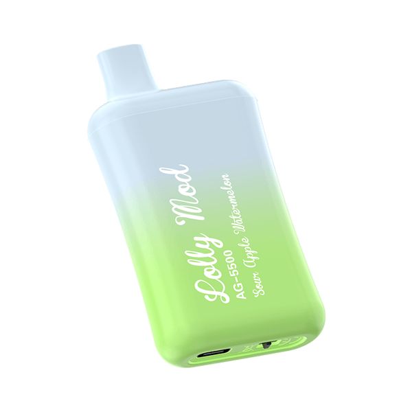 Lolly Mod Disposable | 5500 Puffs | 14mL | 50mg Sour Apple Watermelon