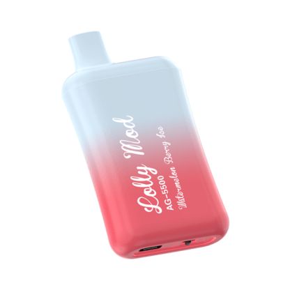 Lolly Mod Disposable | 5500 Puffs | 14mL | 50mg Watermelon Berry Ice