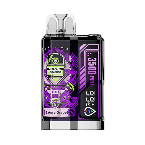 ZOVOO DRAGBAR B3500 Disposable 3500 Puffs 8mL 50mg sakura grape