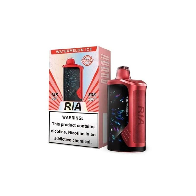 Geek Bar RIA NV30K Disposable - Watermelon Ice with packaging