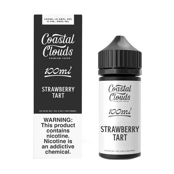 Coastal Clouds - Strawberry Tart - 100mL with packaging