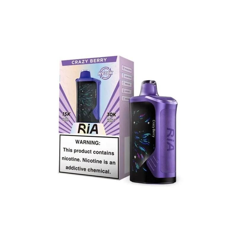Geek Bar RIA NV30K Disposable - Crazy Berry with packaging