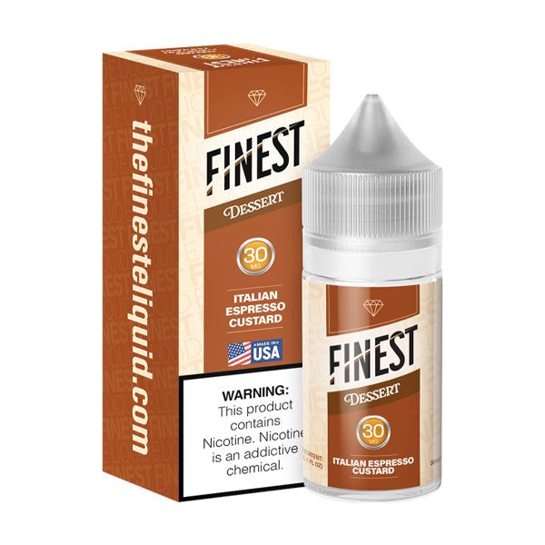 Finest Dessert Edition - Italian Espresso Custard - 30mL Salts with packaging
