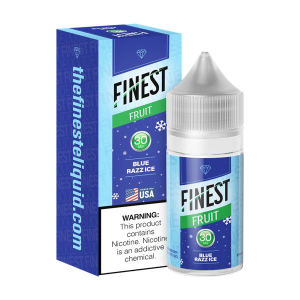 Finest Fruit Edition - Blue Razz Ice - 30mL Salts with packaging
