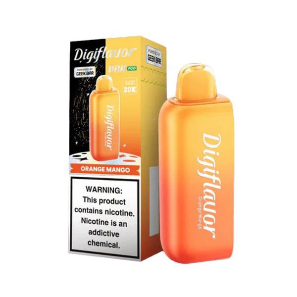 Geek Bar Digi Flavor BRK Pods 20K Disposable orange mango with packaging