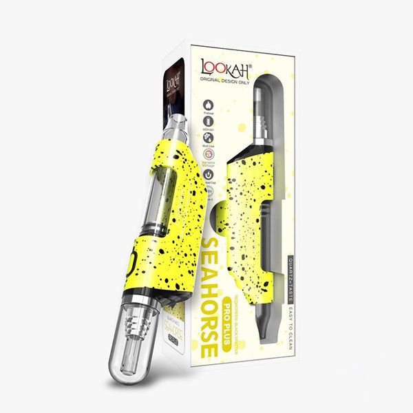 Lookah Seahorse Pro Plus Nectar Collector Wax Vaporizer (650mAh) neon green black