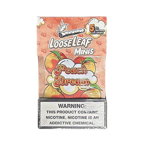 Loose Leaf – Wraps Mini’s – 5 Wraps (8-Pack) Peach Dream Packaging