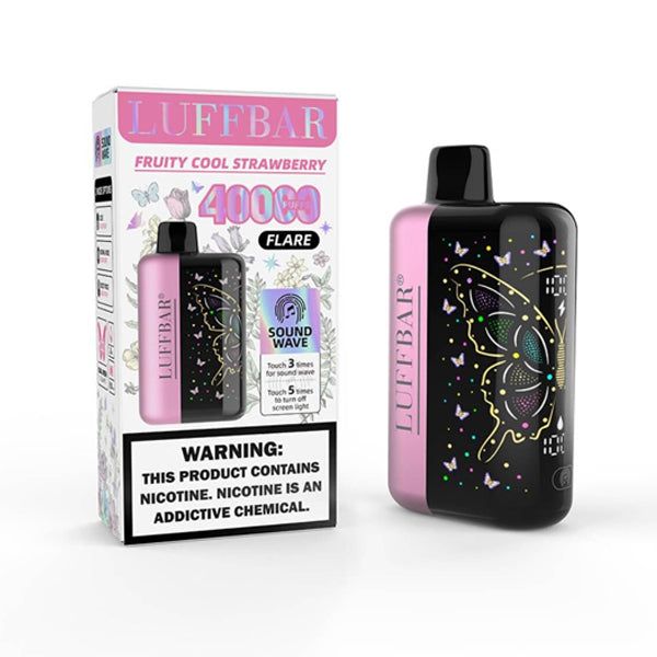 Luffbar Flare 40K Disposable fruity cool strawberry with packaging