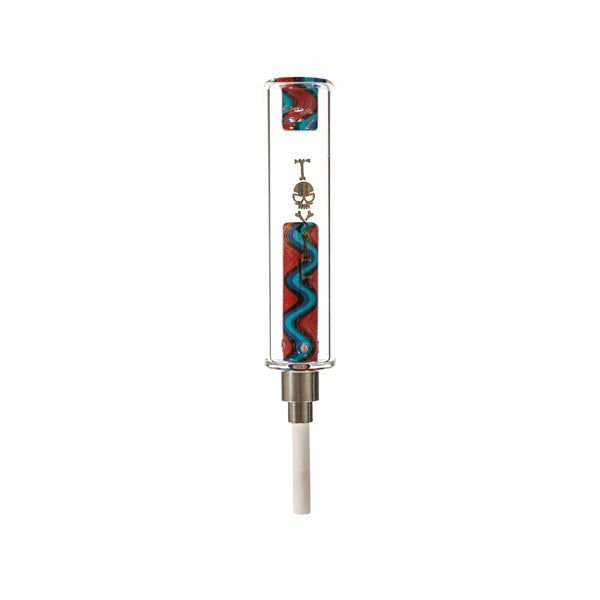MKGlass TXNC37 Toxic Vivid/Wigwag With Ceramic Tip red