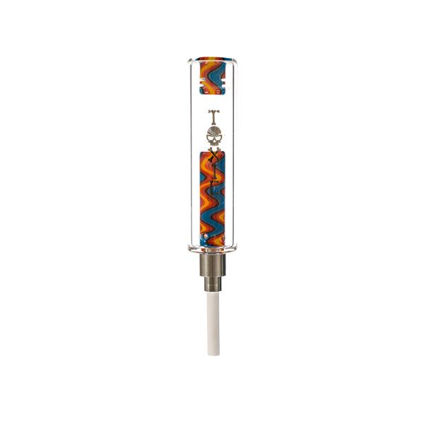 MKGlass TXNC37 Toxic Vivid/Wigwag With Ceramic Tip teal
