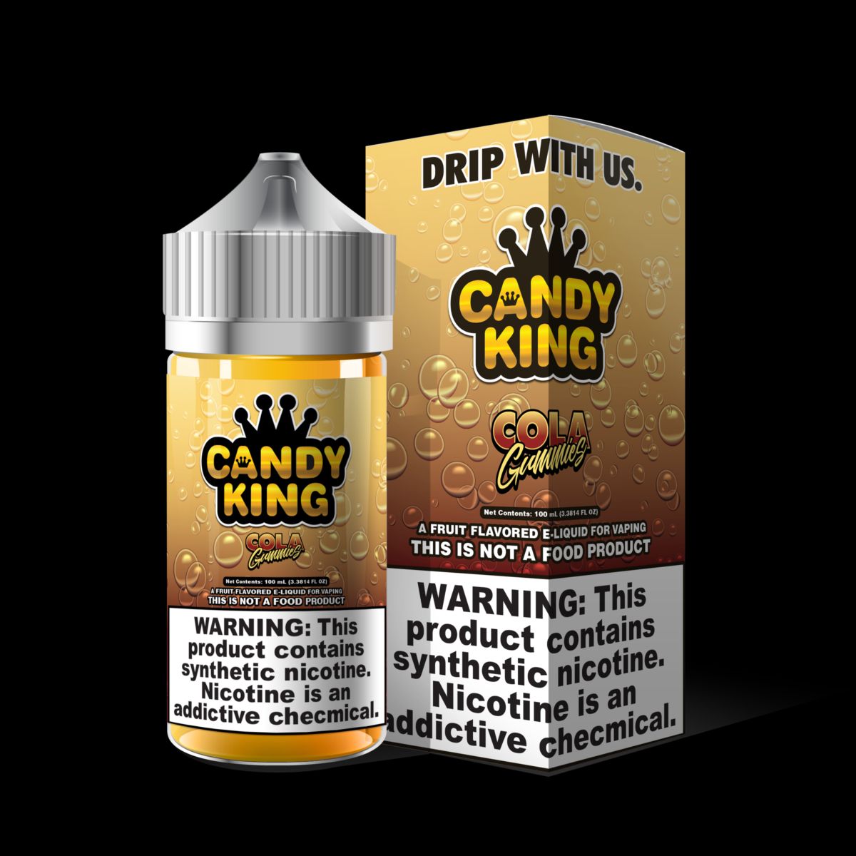 Cola Gummies by Candy King Series 100mL with Packaging