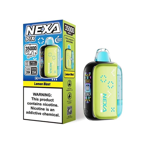NEXA PIX 35K Disposable lemon blast with packaging