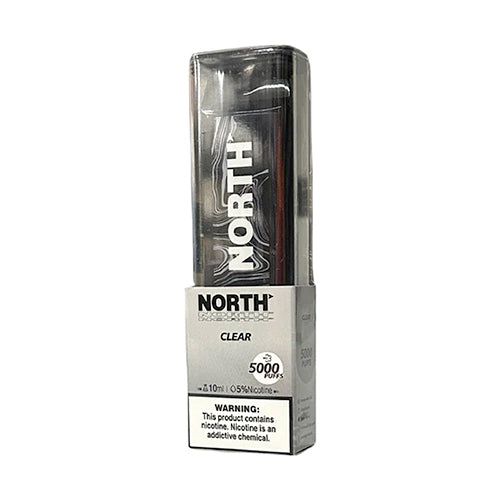 North Disposable 5000 Puffs 10mL 50mg clear packaging