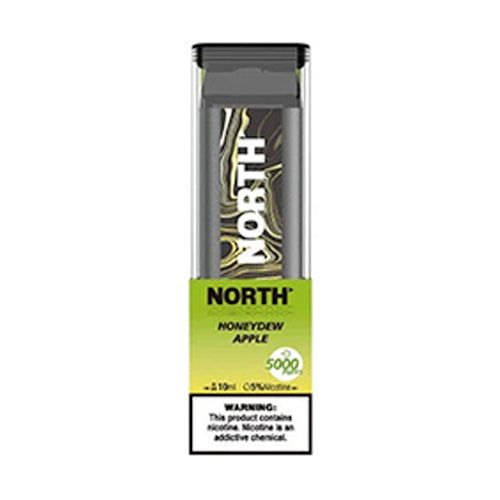 North Disposable 5000 Puffs 10mL 50mg honeydew apple packaging