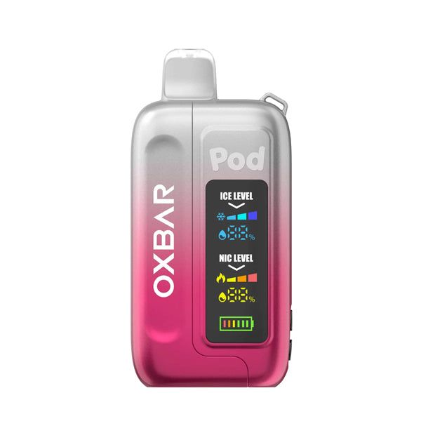 Oxbar Ice-Nic Control Pod Juice 35000 Puffs clear crimson