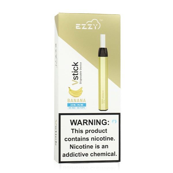 EZZY Vstick Disposable E-Cigs Banana Packaging