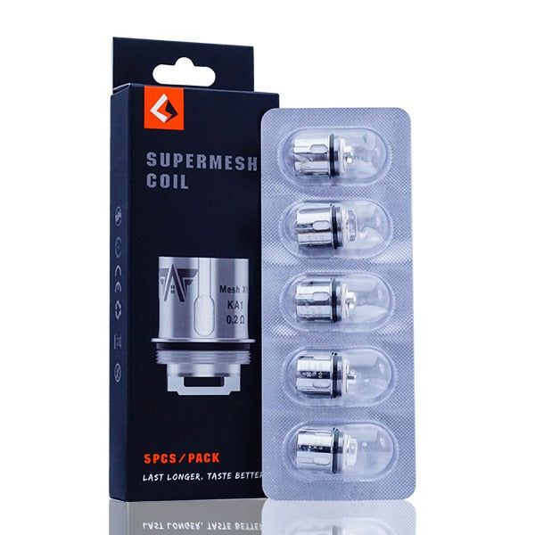 GeekVape IM & Super Mesh Coils X1 0.2ohm 5-Pack with packaging