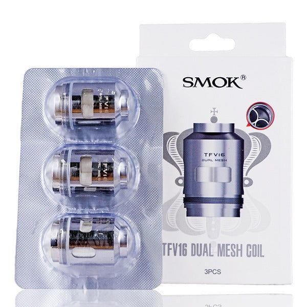 SMOK TFV16 Coils Dual Mesh 0.12ohm (3-Pack) with packaging