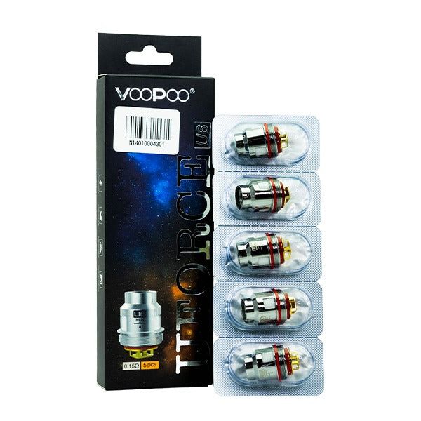VooPoo UForce Coils U6 0.15ohm (5-Pack) with packaging