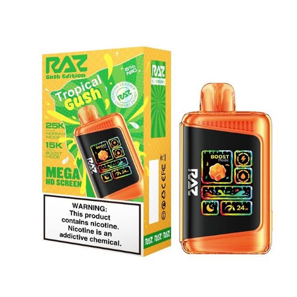 RAZ LTX 25K Disposable tropical gush packaging