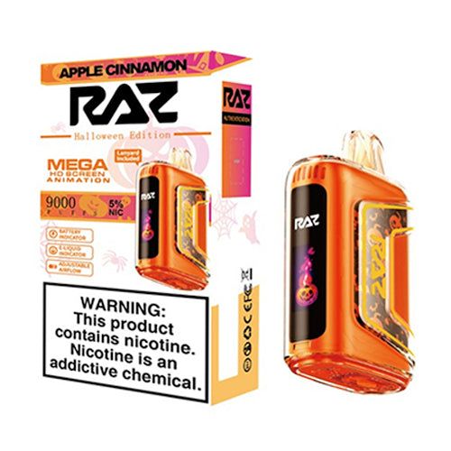 RAZ TN9000 Disposable 9000 Puffs 12mL 50m apple cinnamon with packaging