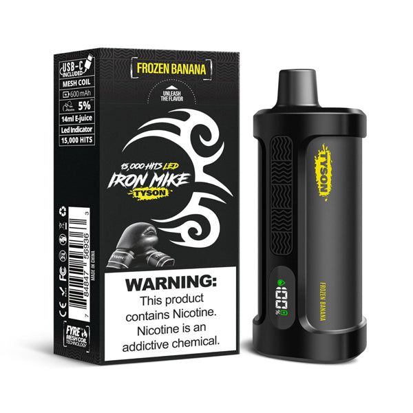 Tyson 2.0 Iron Mike Disposabl frozen banana with packaging