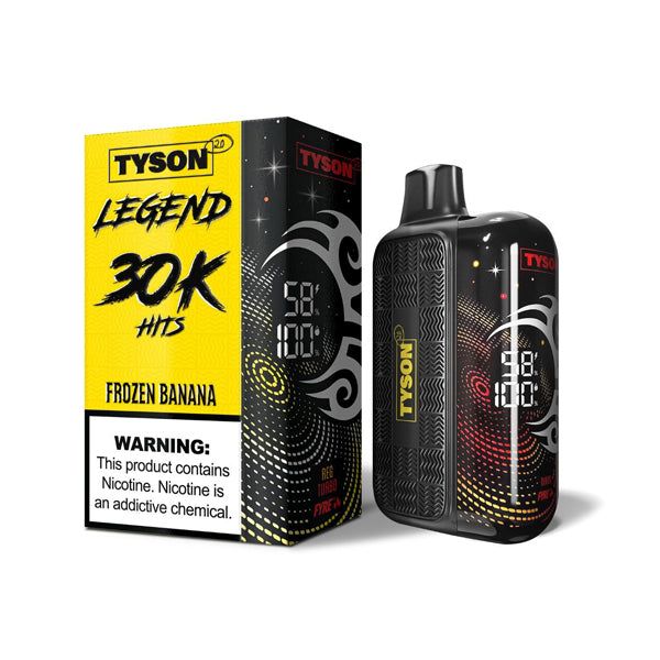 Tyson 2.0 Legend 30K Disposable Frozen Banana with packaging