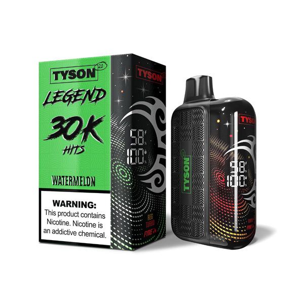 Tyson 2.0 Legend 30K Disposable Watermelon with packaging