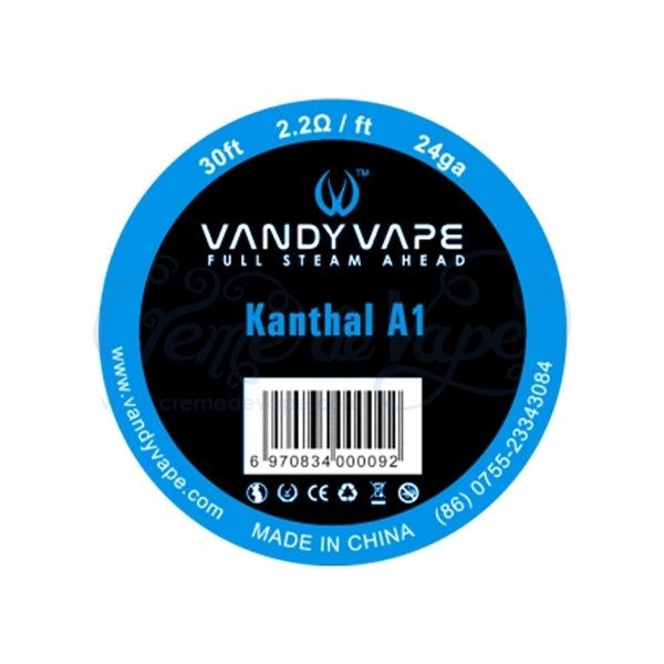 Vandy Vape Build Wire Kanthal A1 Wire Spools 30ft 2.2ohm