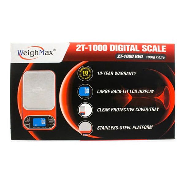 WeighMax Digital Scale 2T-100 red packaging