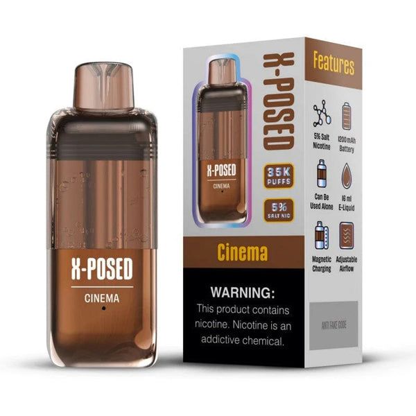 X-Posed 35K Disposable Replacement Pods cinema with packaging