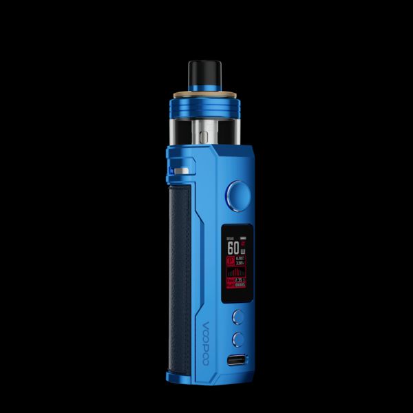 VooPoo Drag S PnP-X Kit | 60w | 2500 mAh Sapphire Blue
