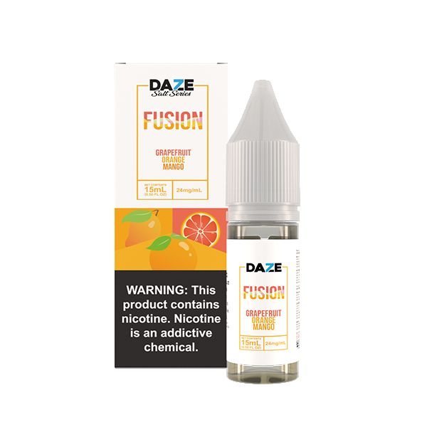 7Daze Reds Salt Series E-Liquid 15mL (Salt Nic) Grapefruit Orange Mango