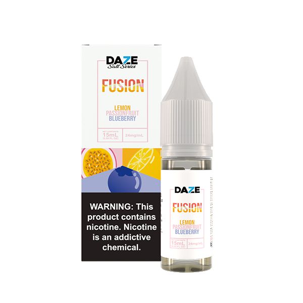 7Daze Reds Salt Series E-Liquid 15mL (Salt Nic) Lemon Passion Blueberry