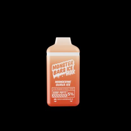 Monster Bars Max Disposable 6000 Puffs | 12mL Mangerine Guava Ice