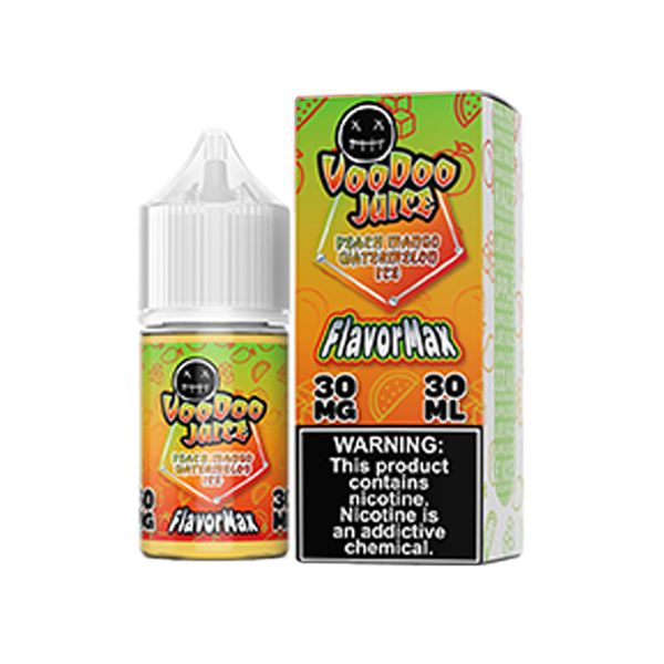 Peach Mango Watermelon Ice by Voodoo Juice FlavorMax Salts Series 30mL with Packaging