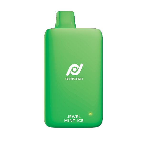 Pod Juice Pod Pocket Disposable 7500 Puffs 10mL 50mg Jewel Mint Ice