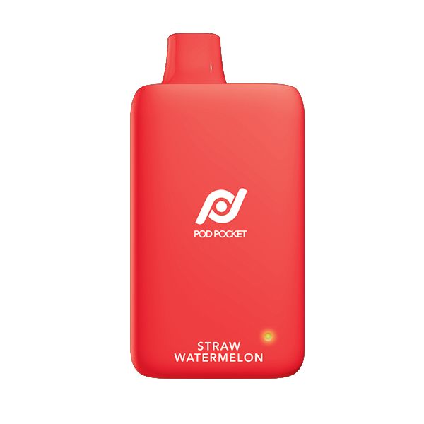 Pod Juice Pod Pocket Disposable 7500 Puffs 10mL 50mg Straw Watermelon